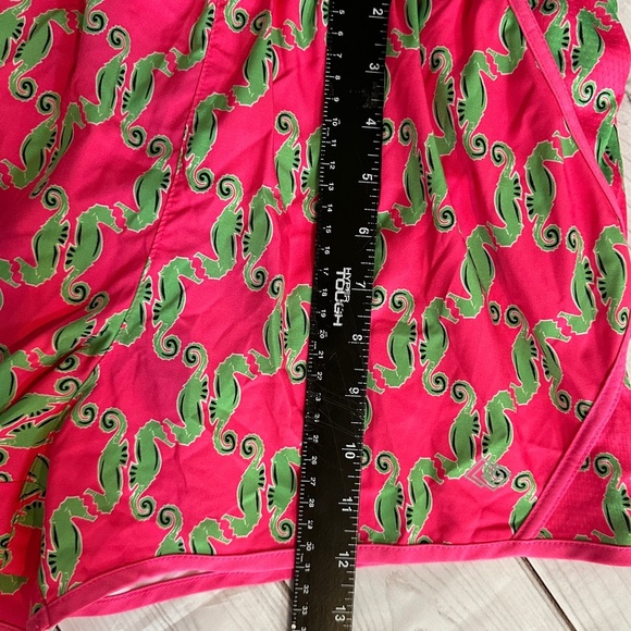Zelos Size Medium Pink and Green Sea Horse Running Shorts 
Summer Active Wear - Picture 5 of 7